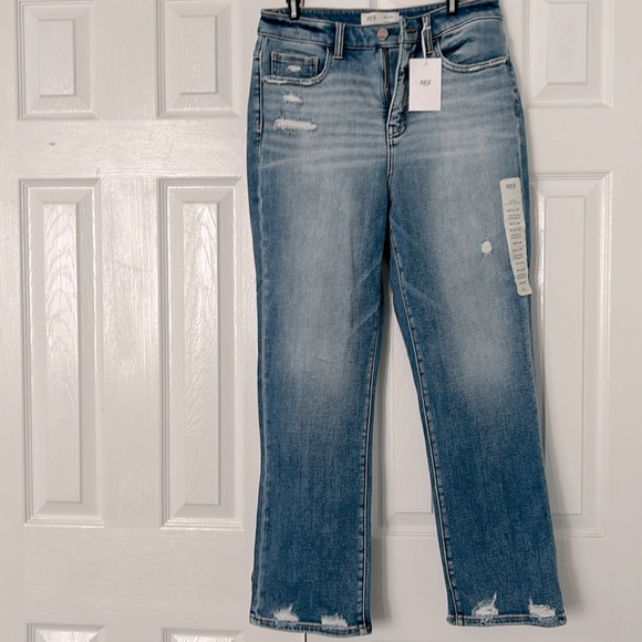 BKE Jeans 30 x 28 Billie Cropped Straight NWT Slim Fit High Rise - Picture 3 of 7